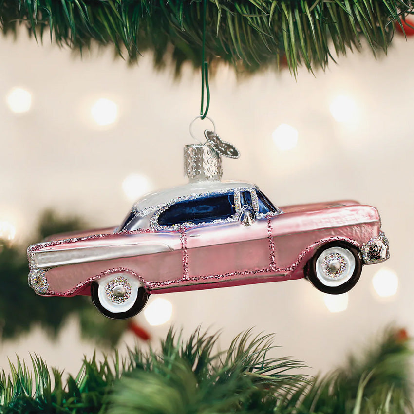 Old World Christmas | Blown Glass Ornament - Classic Car