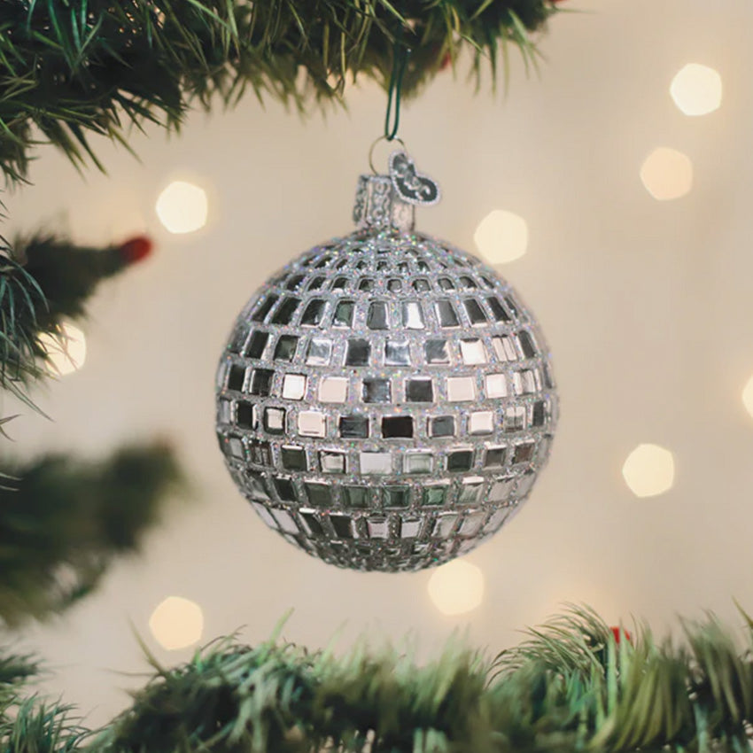 Old World Christmas | Blown Glass Ornament - Disco Ball