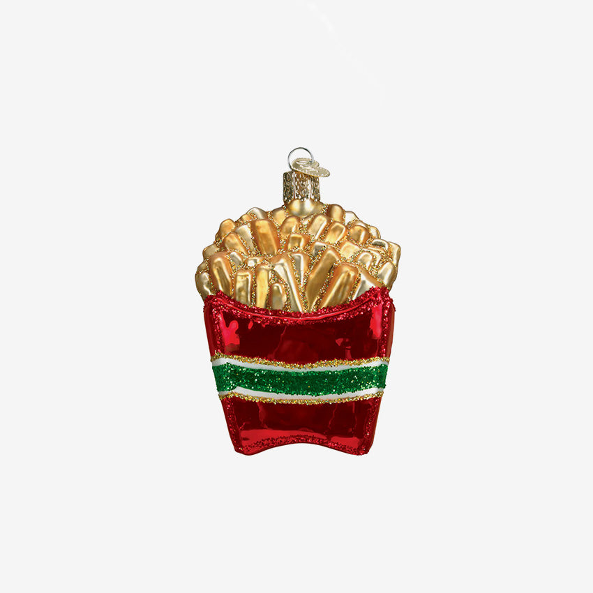Old World Christmas | Blown Glass Ornament - French Fries
