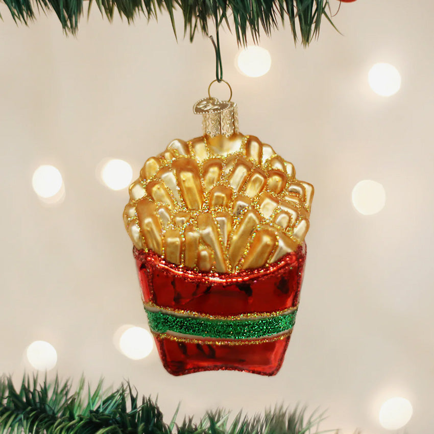 Old World Christmas | Blown Glass Ornament - French Fries