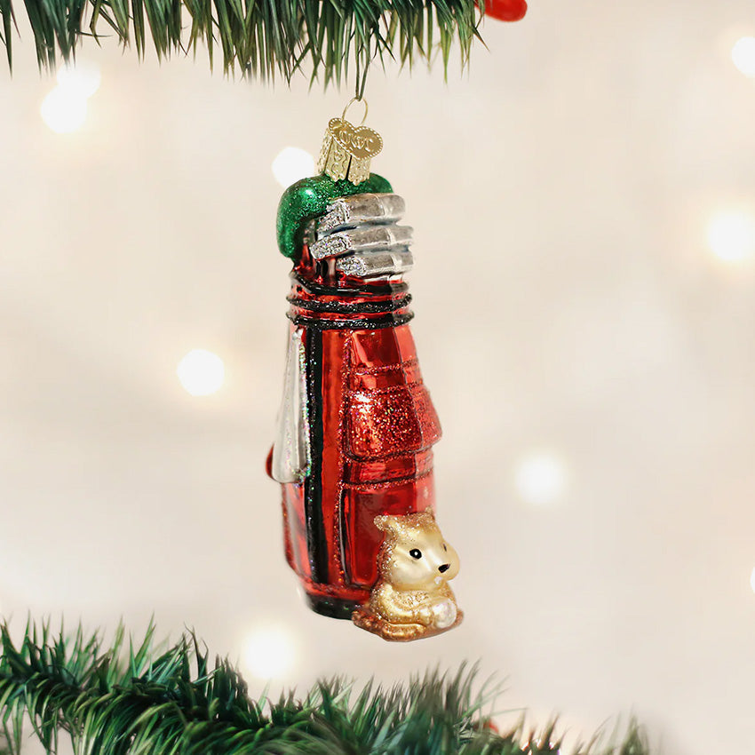 Old World Christmas | Blown Glass Ornament - Golf Bag