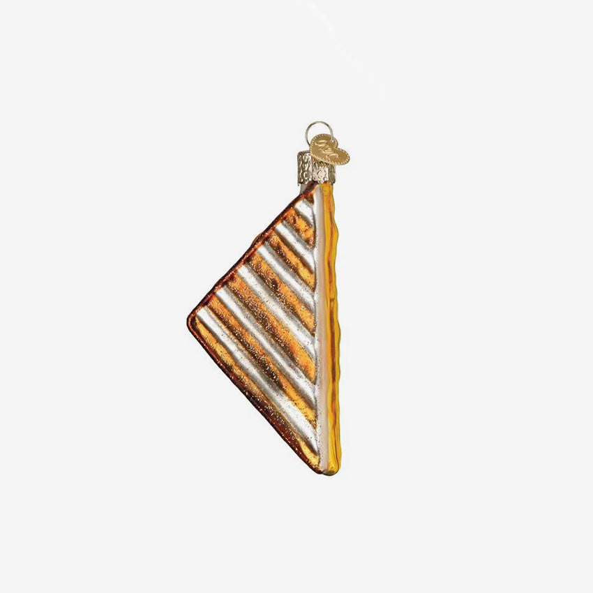 Old World Christmas | Blown Glass Ornament - Grilled Cheese Sandwich
