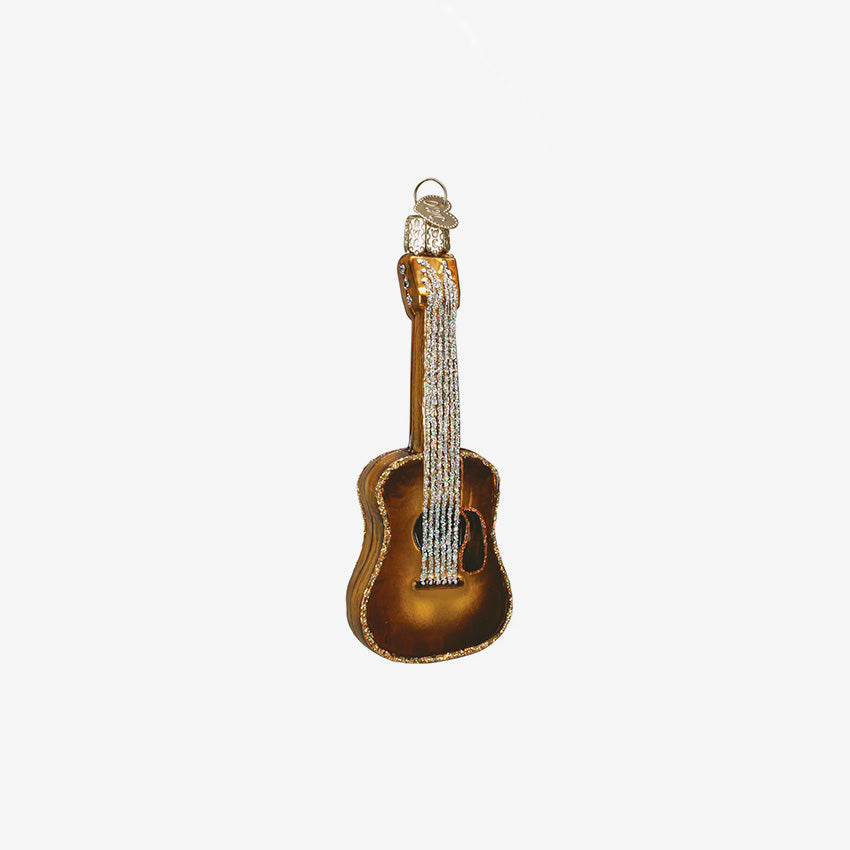 Old World Christmas | Blown Glass Ornament - Guitar