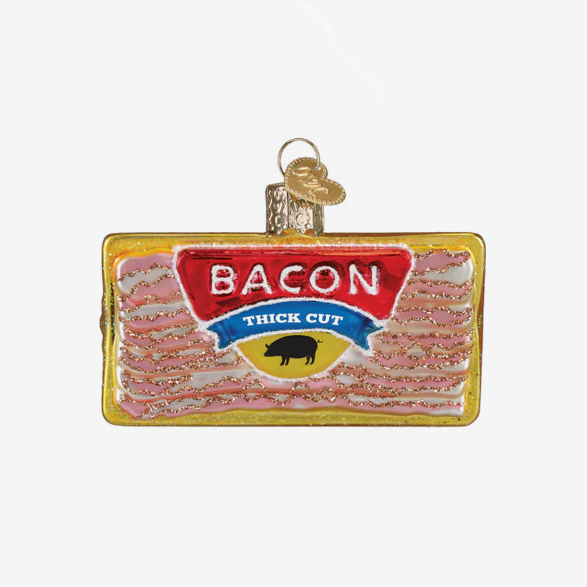 Old World Christmas | Blown Glass Ornament - Pack of Bacon
