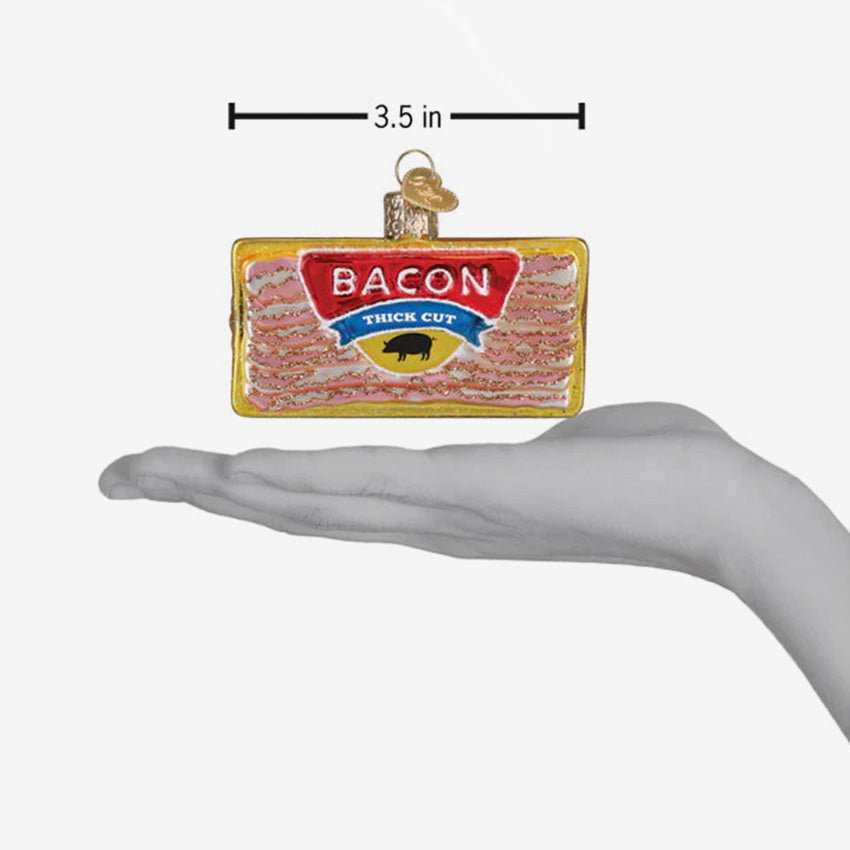 Old World Christmas | Blown Glass Ornament - Pack of Bacon