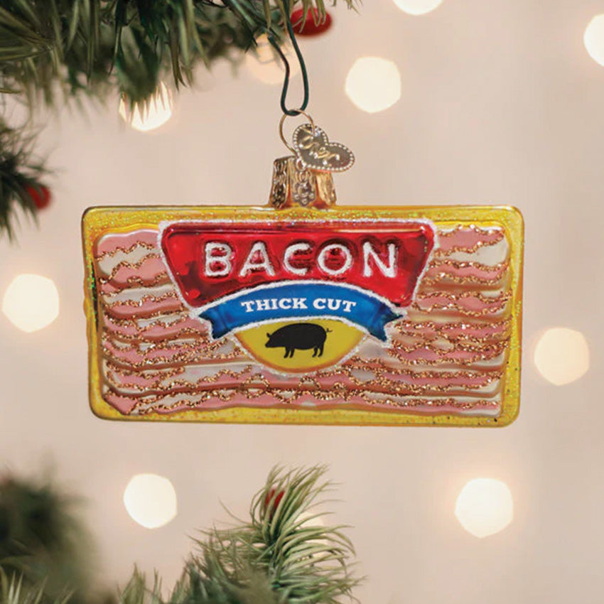 Old World Christmas | Blown Glass Ornament - Pack of Bacon