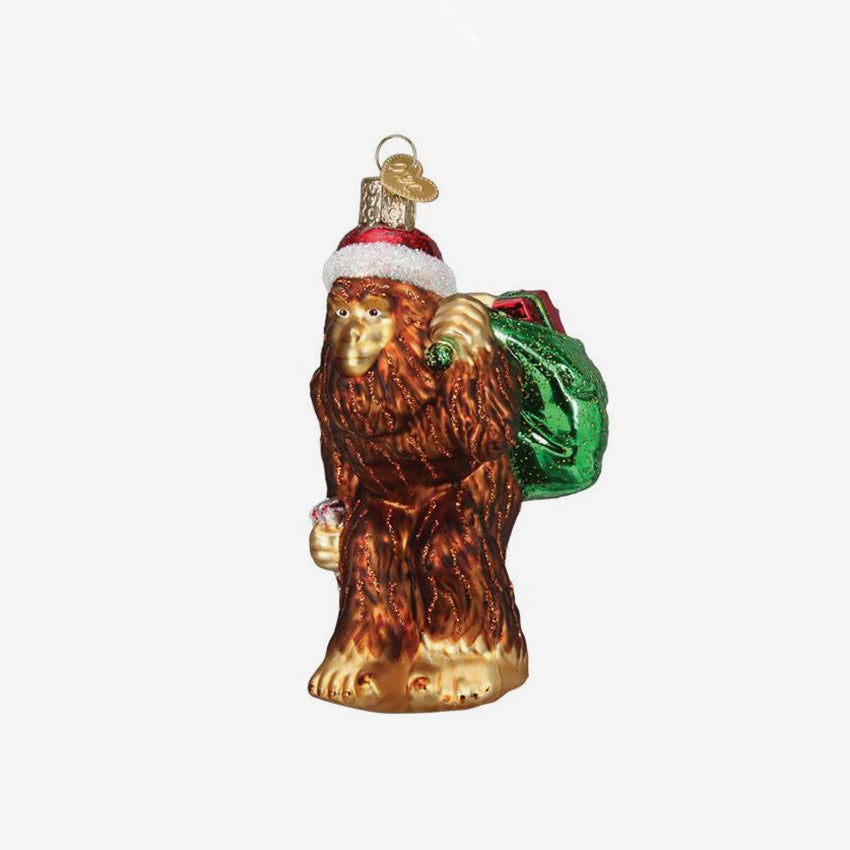 Old World Christmas | Ornement en verre soufflé - Père Noël Sasquatch