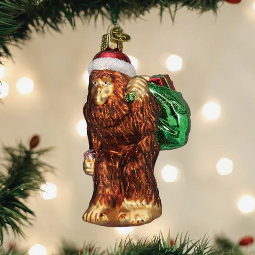 Old World Christmas | Ornement en verre soufflé - Père Noël Sasquatch