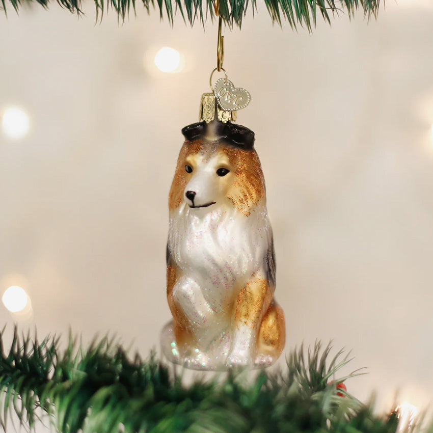 Old World Christmas | Ornement en verre soufflé - Sheltie
