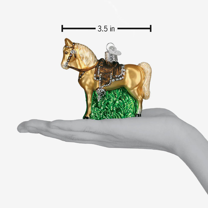Old world Christmas | Ornement en verre soufflé - Cheval western