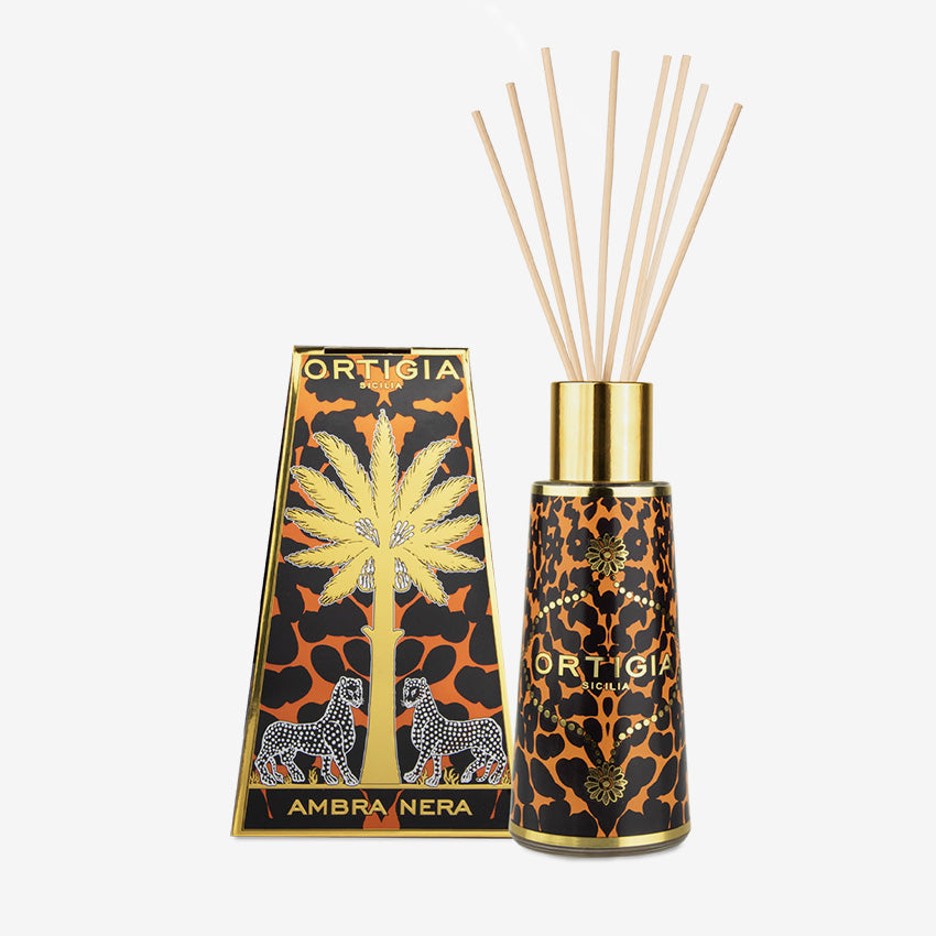Ortigia | Ambra Nera Decorated Diffuser