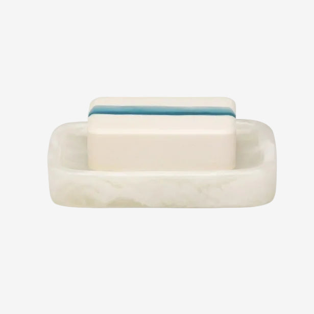 Pigeon & Poodle | Abiko Soap Dish - Pearl White