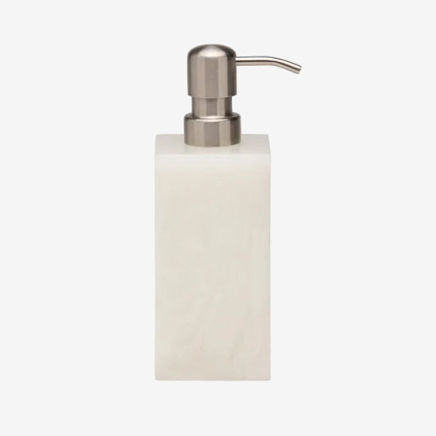 Pigeon & Poodle | Abiko Soap Pump - Pearl White