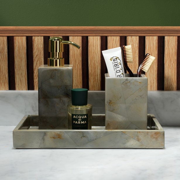 Pigeon & Poodle | Gorman Brush Holder - Grey
