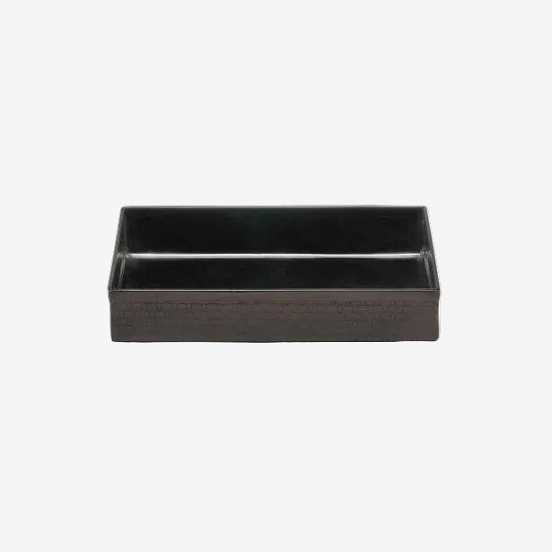 Pigeon & Poodle | Ingram Soap Dish - Black Nickel