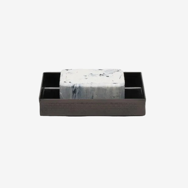 Pigeon & Poodle | Ingram Soap Dish - Black Nickel