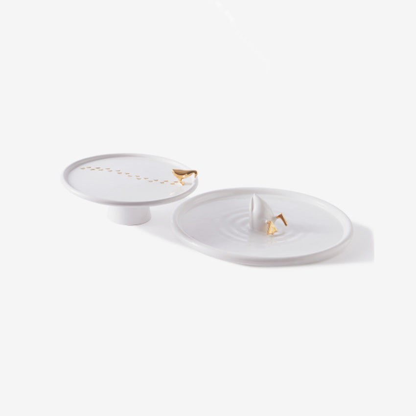 Polspotten | Diving Duck Plate Gold