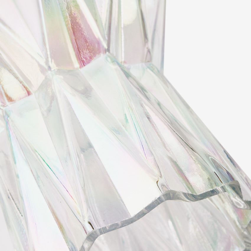 Polspotten | Vase en verre plissé - Lustre