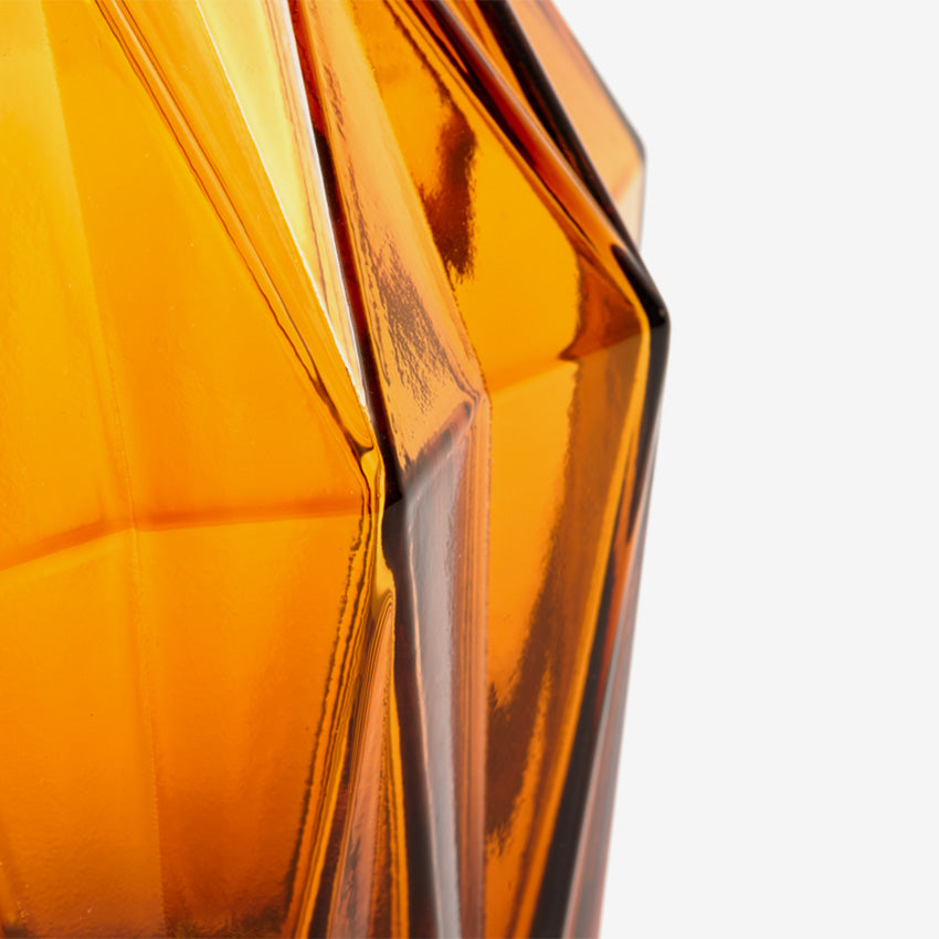 Polspotten | Glass Folds Vase - Ochre
