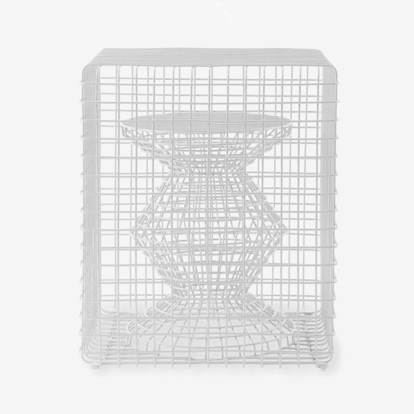 Polspotten | Wire Zig Zag Stool