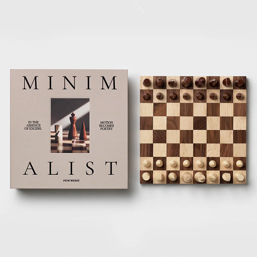 Printworks | Wood Chess - The Minimalist