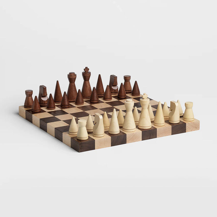Printworks | Wood Chess - The Minimalist