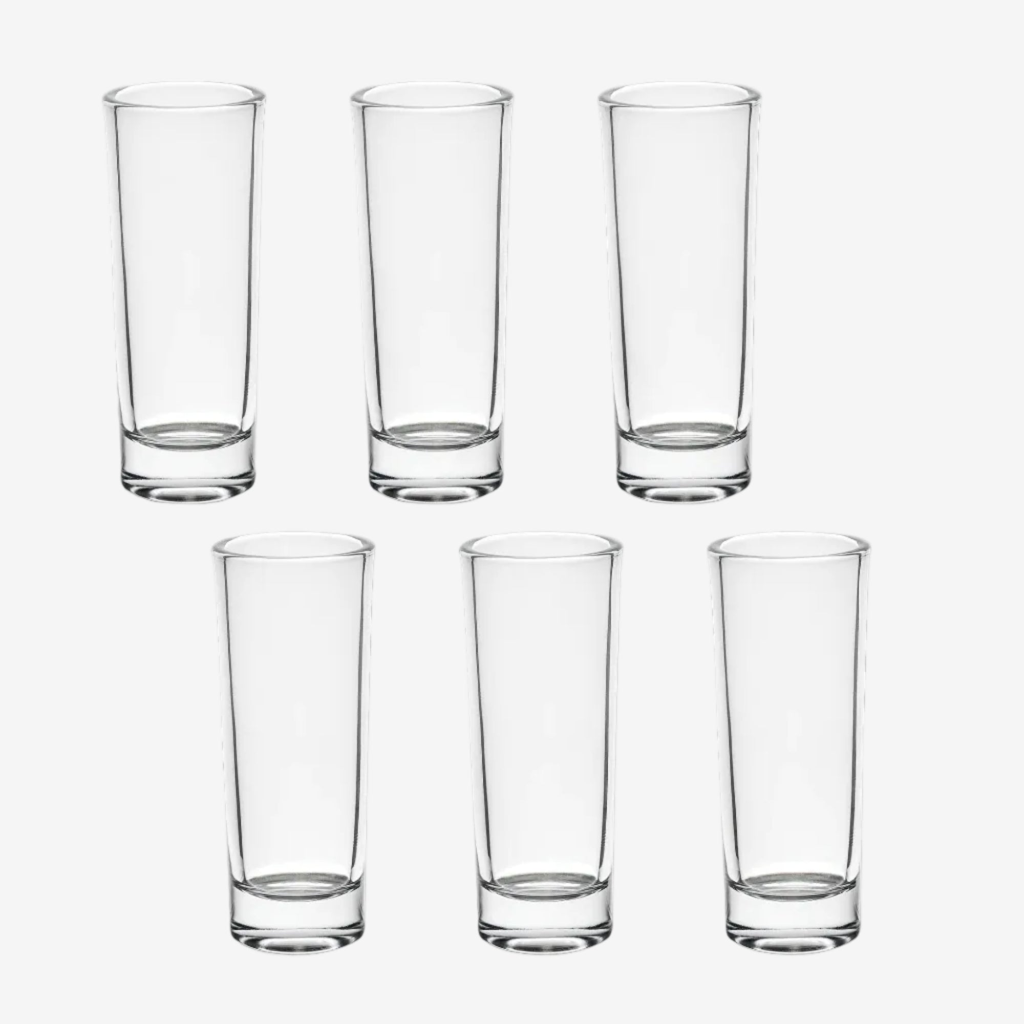 Safdie & Co | Flair Glass Shooters - Set of 6