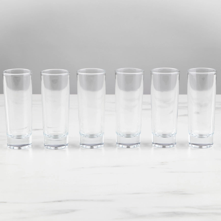 Safdie & Co | Flair Glass Shooters - Set of 6