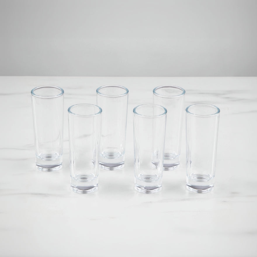 Safdie & Co | Flair Glass Shooters - Set of 6