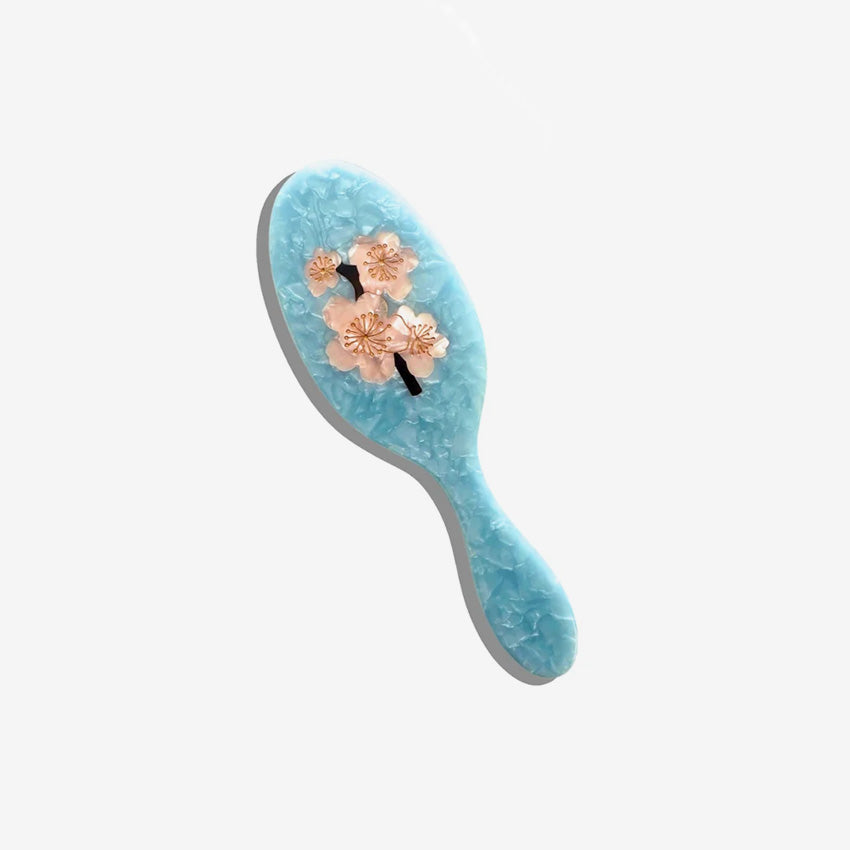 Solar Eclipse | Hand-painted Cherry Blossom Amazing Hair Day Brush