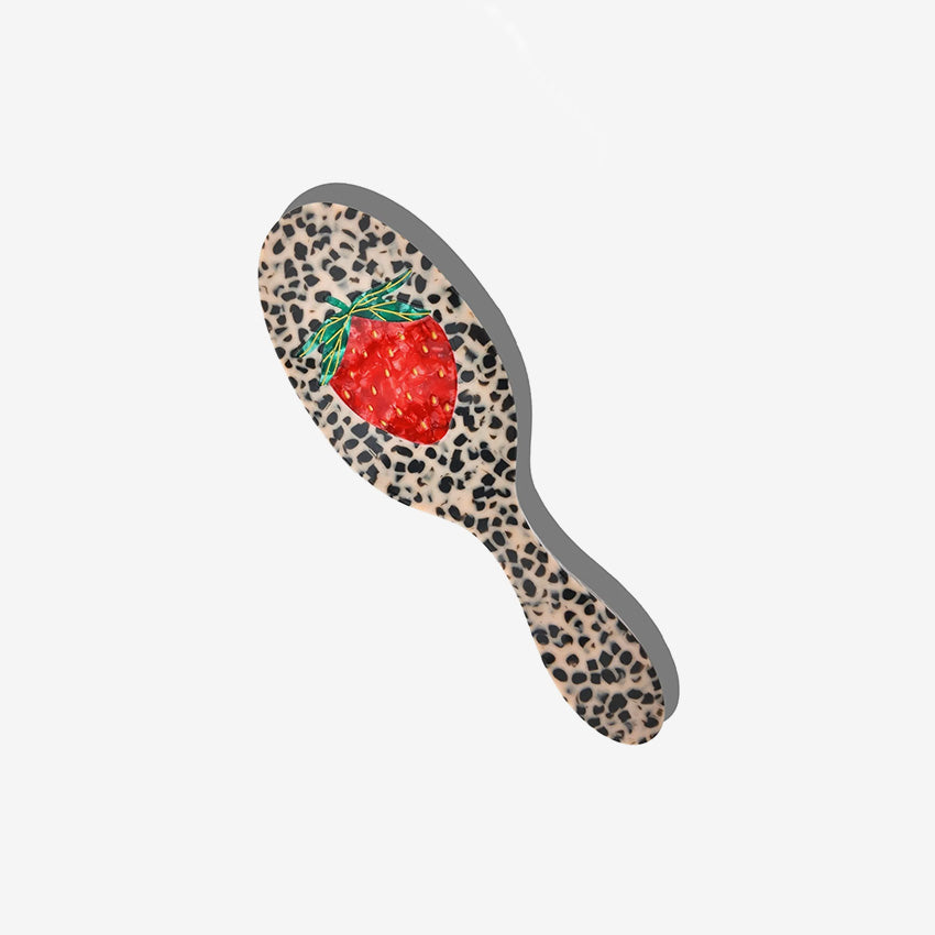Solar Eclipse | Hand-painted Strawberry Amazing Hair Day Brush