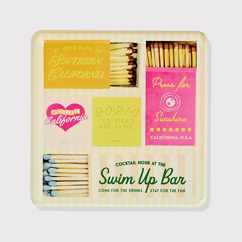 Tart By Taylor | California Matchbook Coasters - Set of 4