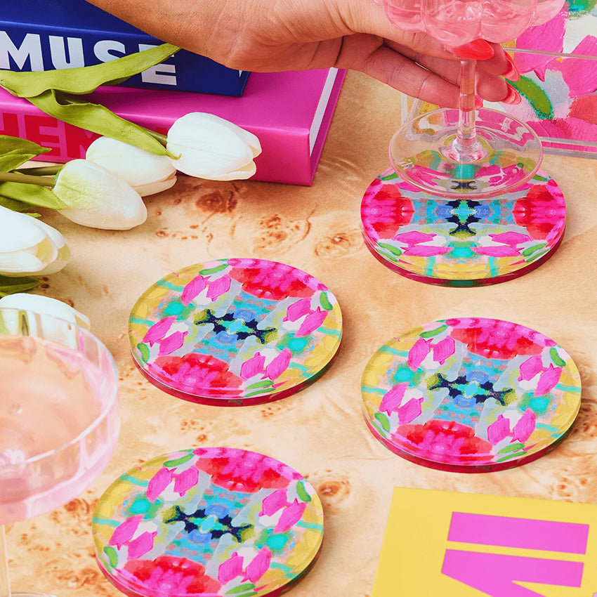 Tart By Taylor | Pink Paradise Coaster - Set of 4
