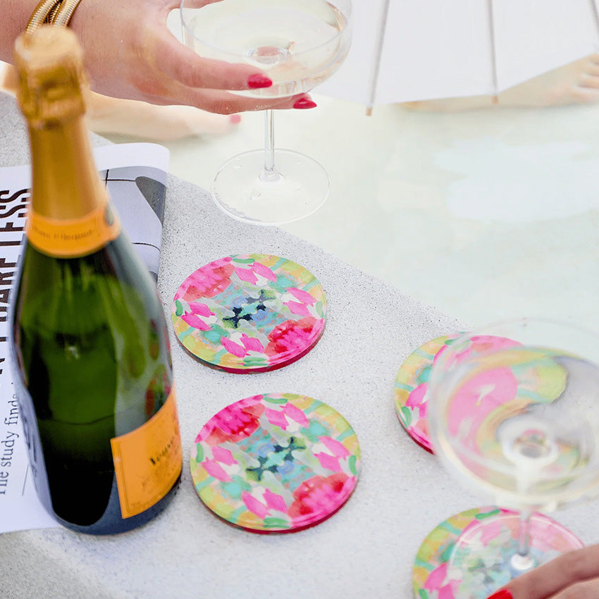 Tart By Taylor | Pink Paradise Coaster - Set of 4