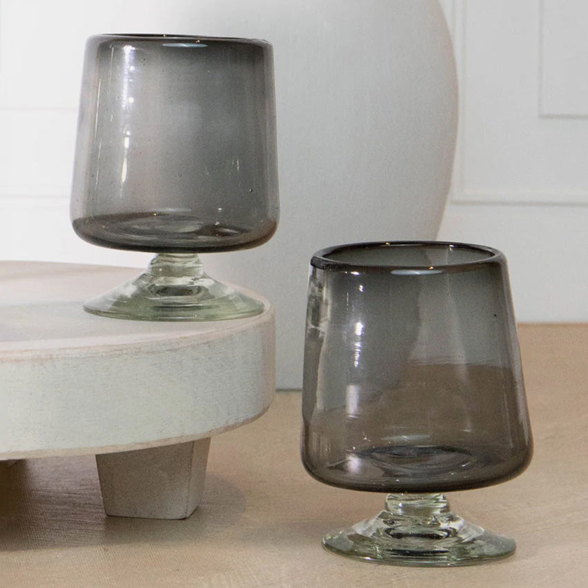 Verve Culture | Handblown Short Stemmed Wine Glass - Set of 2