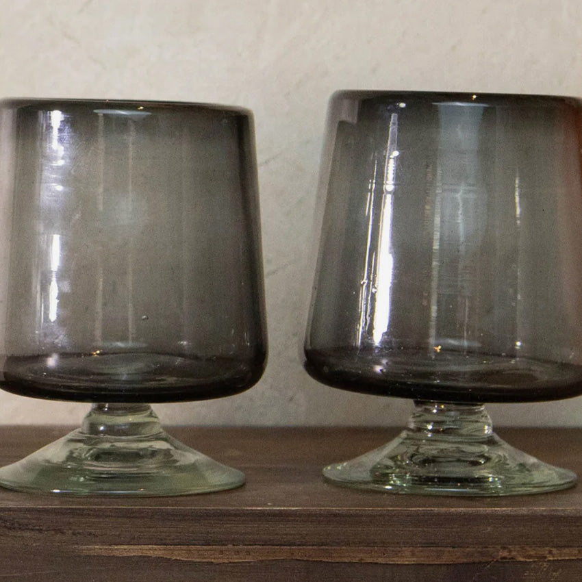 Verve Culture | Handblown Short Stemmed Wine Glass - Set of 2
