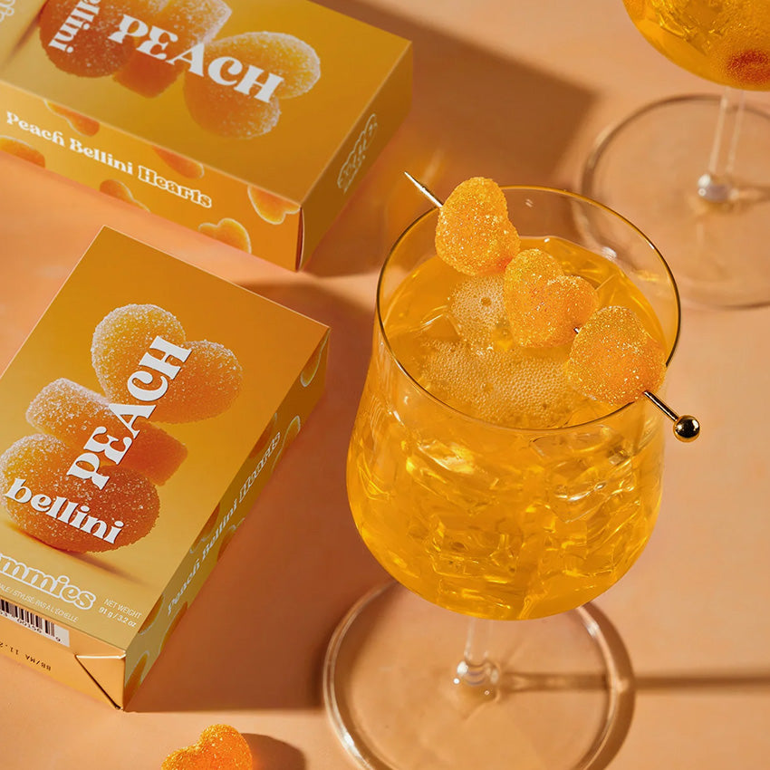 Vesper Bites | Bonbons gélifiés Bellini à la pêche