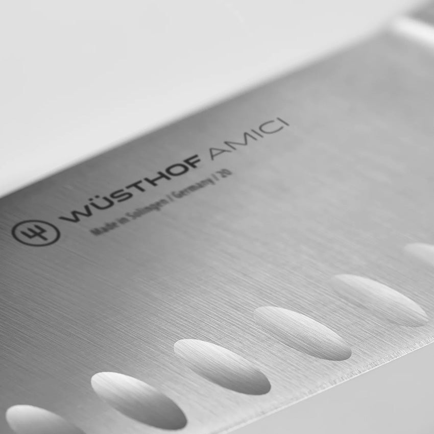 Wüsthof | Amici 7" Hollow Edge Santoku
