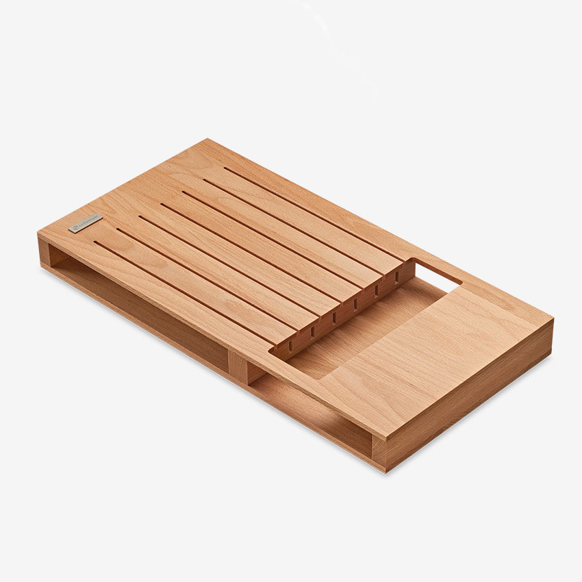 Wüsthof | Knife Storage 7 Slot Beech In-Drawer Knife Tray
