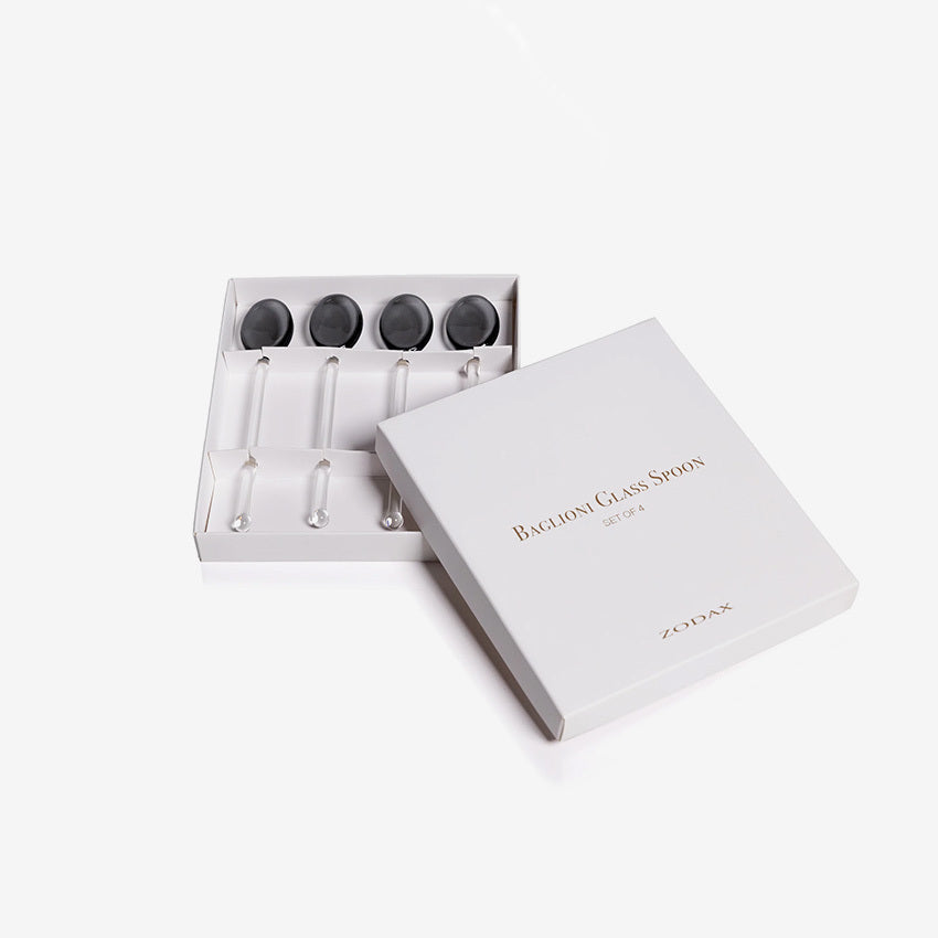Zodax | Baglioni Glass Spoon - Set of 4