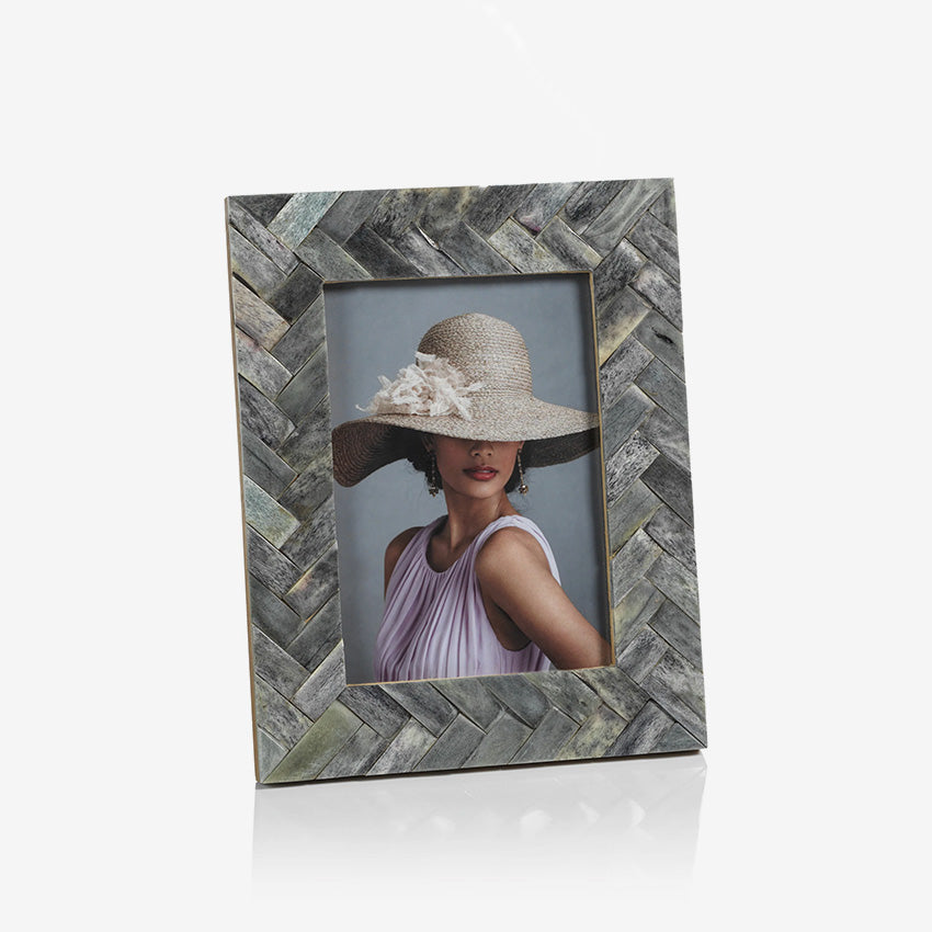 Zodax | Mayfair Woven Bone Photo Frame