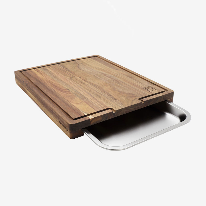 Zwilling | Planche à découper BBQ+ en acacia avec plateau
