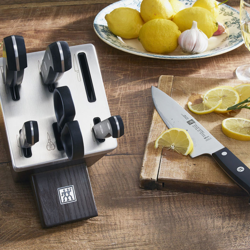 Zwilling | Ensemble de couteaux Gourmet auto-affûtant avec bloc - 7 pièces