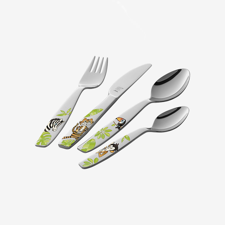 Zwilling | Ensemble de 4 Couverts Pour Enfants Jungle