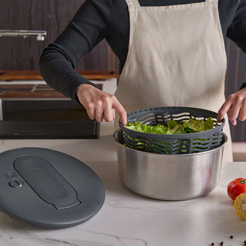 Zyliss | Swift Dry Large Salad Spinner - Stainless Steel