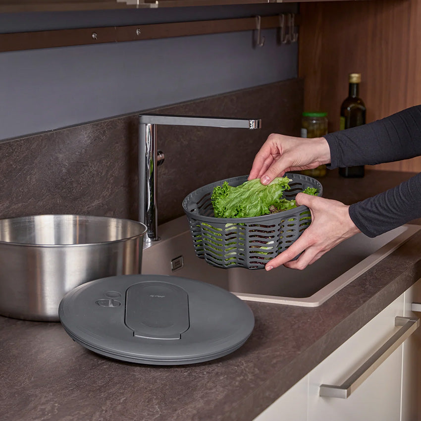 Zyliss | Swift Dry Large Salad Spinner - Stainless Steel