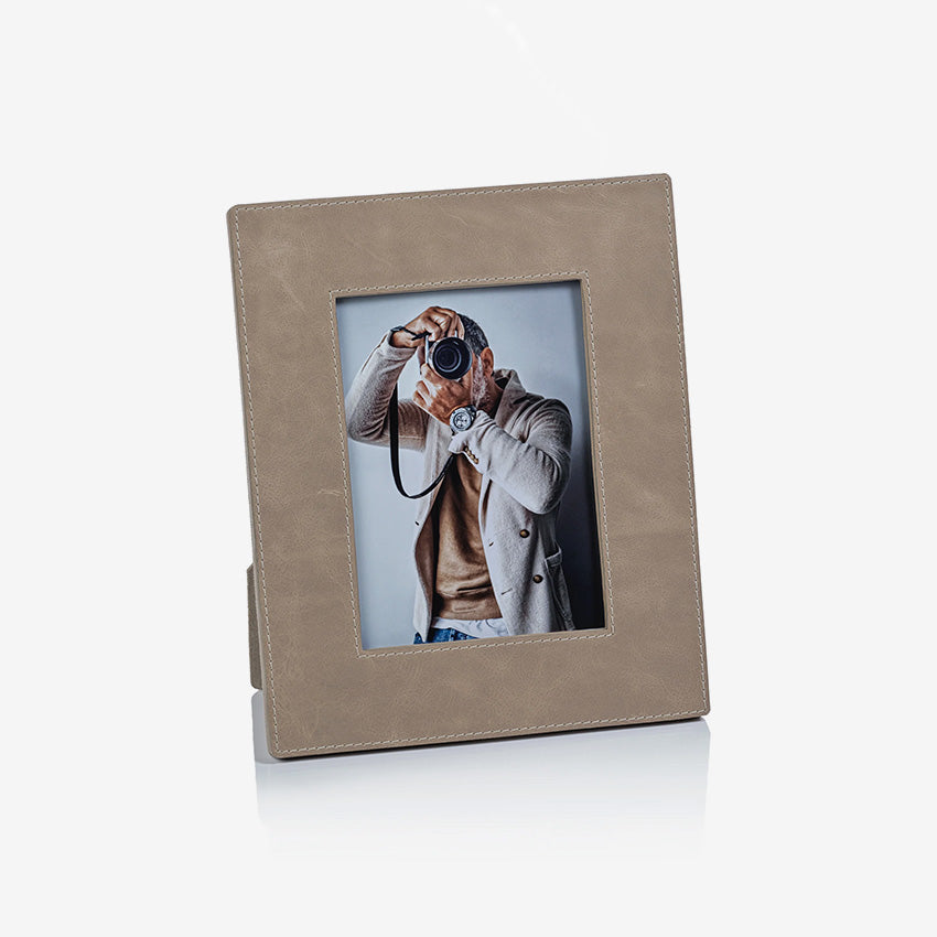 Zodax | Bellecote Photo Frame - Mink Leather