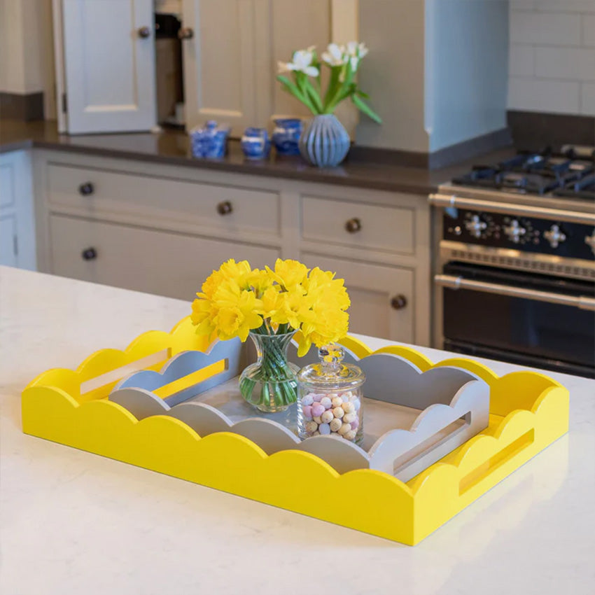 Addison Ross | Scalloped Rectangle Tray