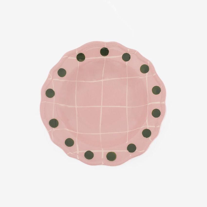 Bitossi Home | Quadri Pois Rim Deep Plate