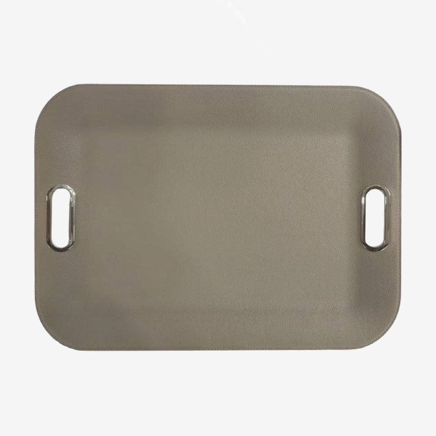 Bold Decor | Serving Tray with Metal Handles